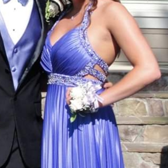 Sequin Hearts Dresses & Skirts - Long Formal Dress | Purple | Beaded | Size 5